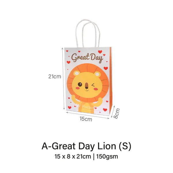 Great Day Lion Gift Bag (10pcs)