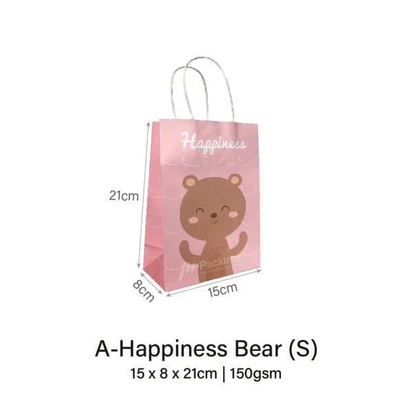 Happiness Bear Gift Bag (10pcs)