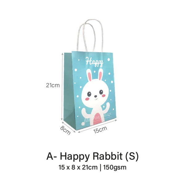 Happy Rabbit Gift Bag (10pcs)