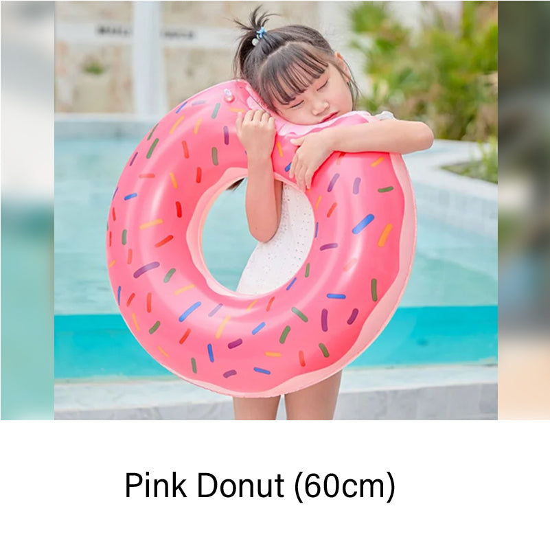Pink Donut Pool Float