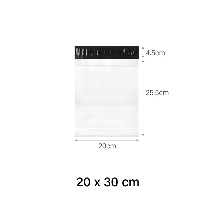 20 x 30cm Poly Mailer with Pocket (100pcs)