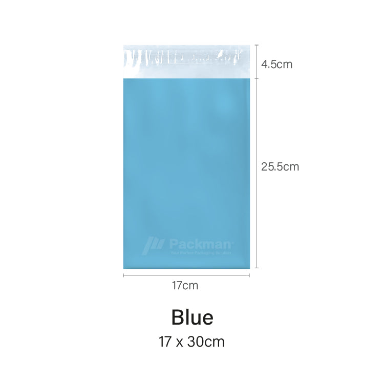 17 x 30cm Blue Poly Mailer (100pcs)
