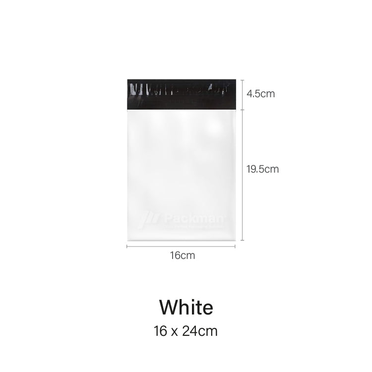 16 x 24cm White Poly Mailer (100pcs)