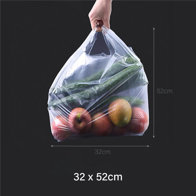 32 x 52cm Clear Plastic Bag (100pcs)