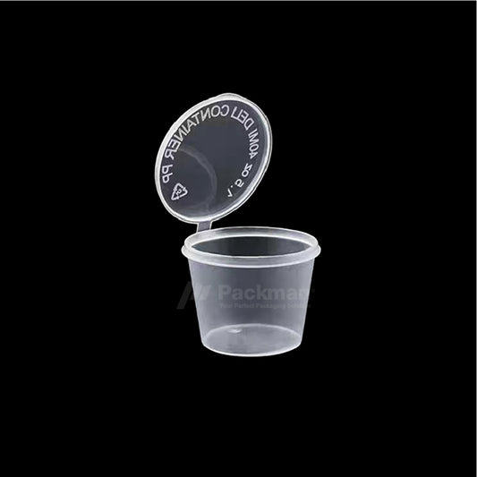 1.5oz Plastic Sauce Cup with Lid