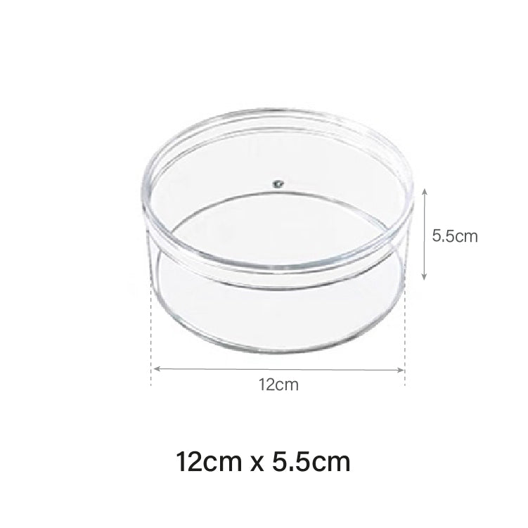 12 x 5.5cm Clear Plastic Jar (135pcs)