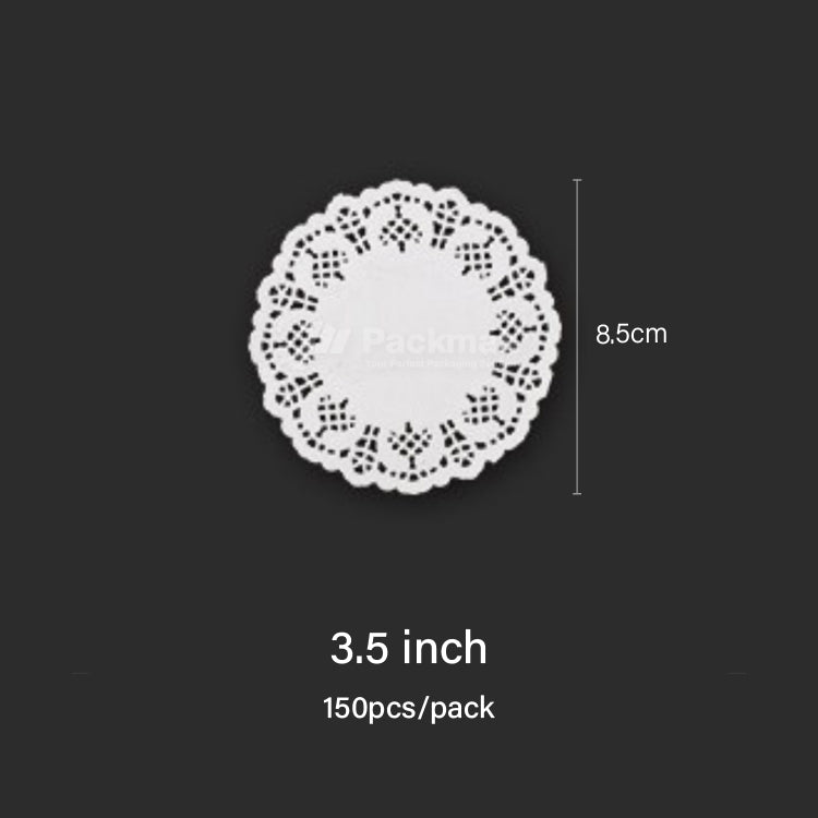 3.5" Lace Doilies Paper (150pcs)