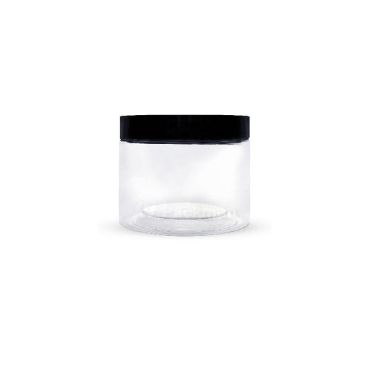 8.5 x 6.5cm Black Plastic Jar (9pcs)