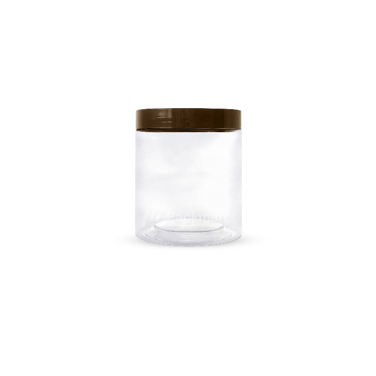 6.5 x 8cm Brown Plastic Jar (9pcs)