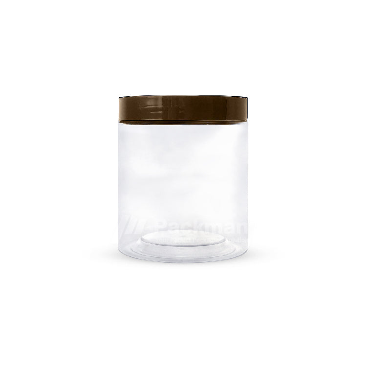 8.5 x 10cm Brown Plastic Jar (6pcs)