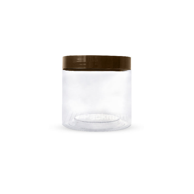 8.5 x 8.5cm Brown Plastic Jar (9pcs)