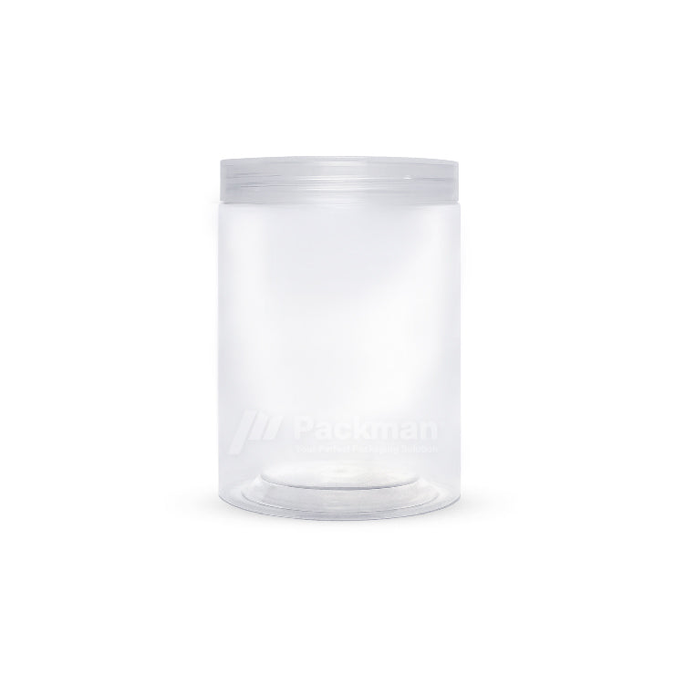 8.5 x 12cm Clear Plastic Jar (6pcs)