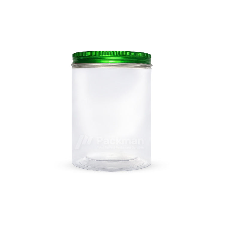 8.5 x 12cm Green Plastic Jar (6pcs)