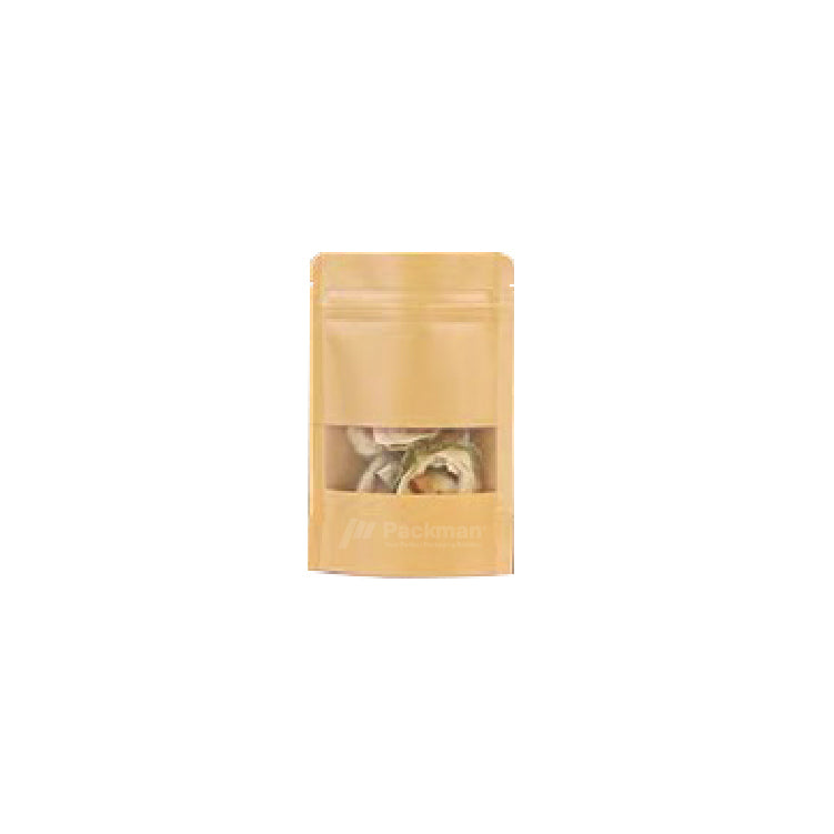 10 x 15cm Kraft Standing Pouch (100pcs)
