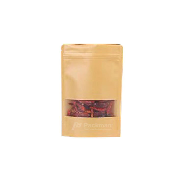 15 x 22cm Kraft Standing Pouch (100pcs)