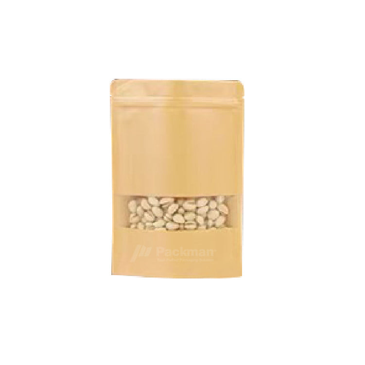 17 x 24cm Kraft Standing Pouch (100pcs)