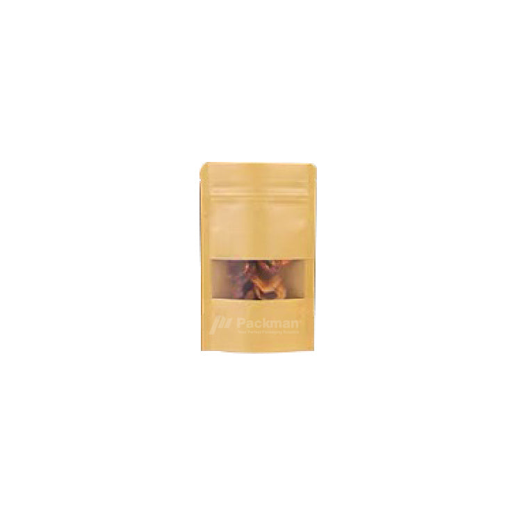 9 x 14cm Kraft Standing Pouch (100pcs)