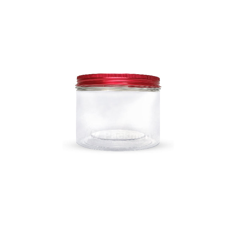 8.5 x 6.5cm Red Plastic Jar (9pcs)