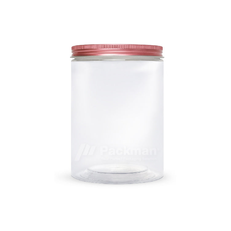 10 x 15cm Rose Gold Plastic Jar (6pcs)