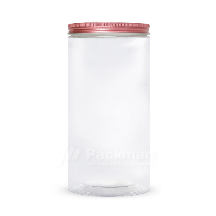 10 x 20cm Rose Gold Plastic Jar (6pcs)