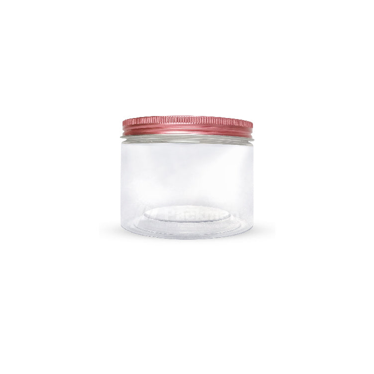 8.5 x 6.5cm Rose Gold Plastic Jar (9pcs)