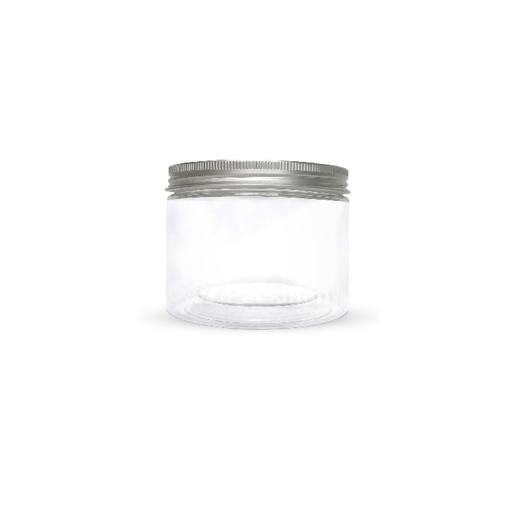 8.5 x 6.5cm Silver Plastic Jar (9pcs)