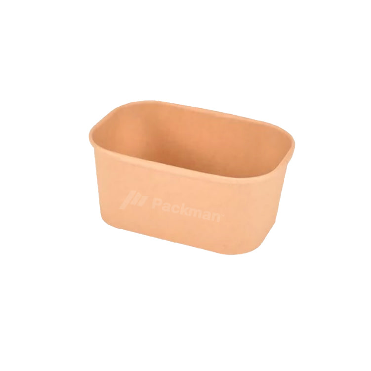 1000ml Kraft Rectangular Food Tub (50pcs)