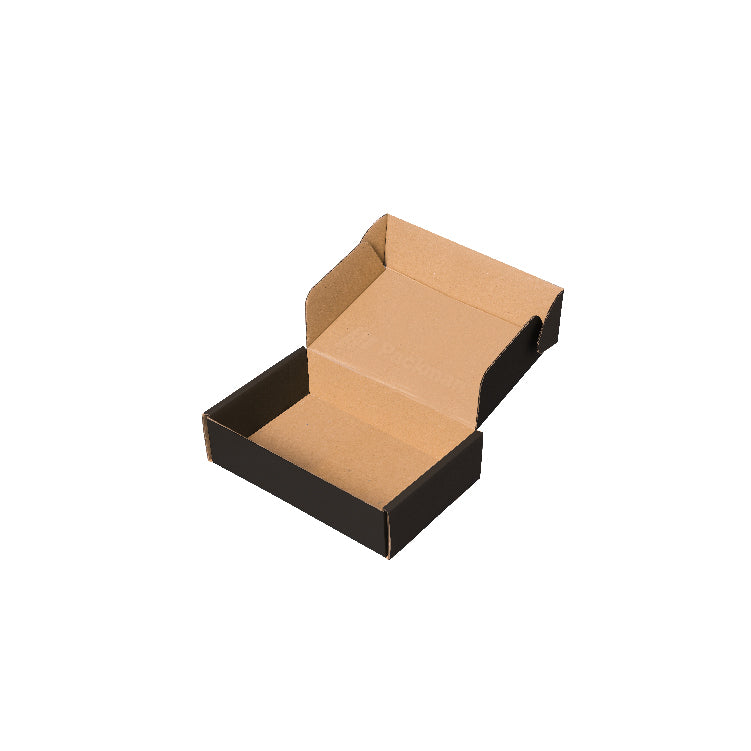 20 x 14 x 4cm Black Mailing Box