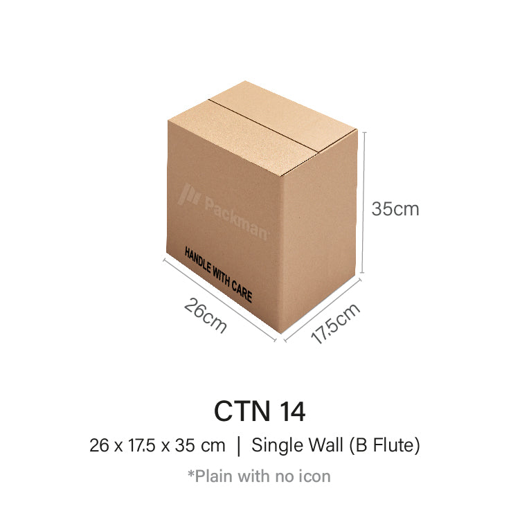 CTN 14 - 26 x 17.5 x 35cm (5pcs)