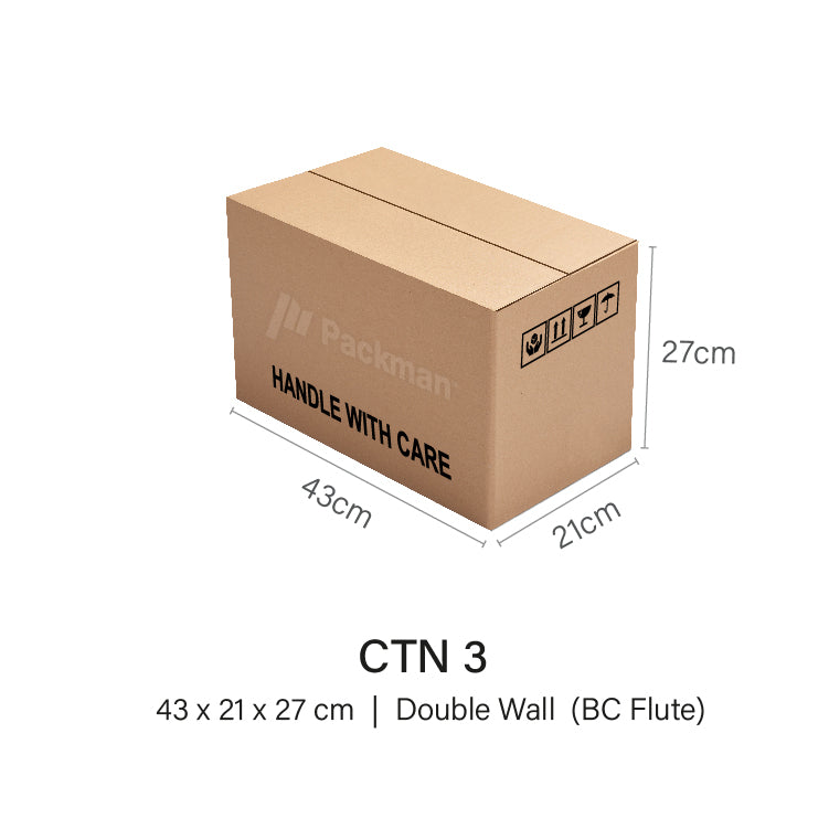 CTN 3 - 43 x 21 x 27cm (3pcs)