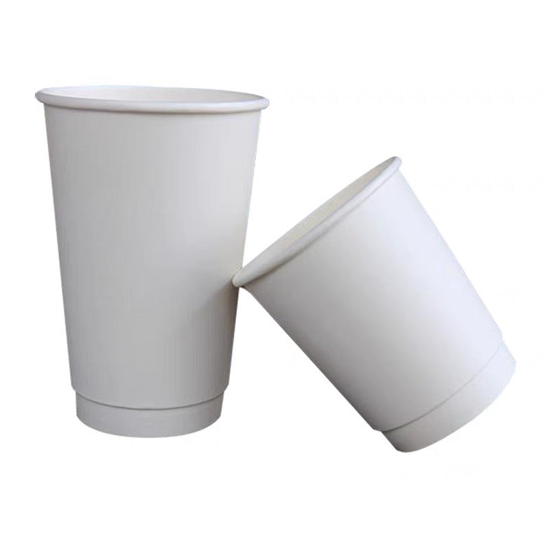 8oz White Double Wall Paper Cup