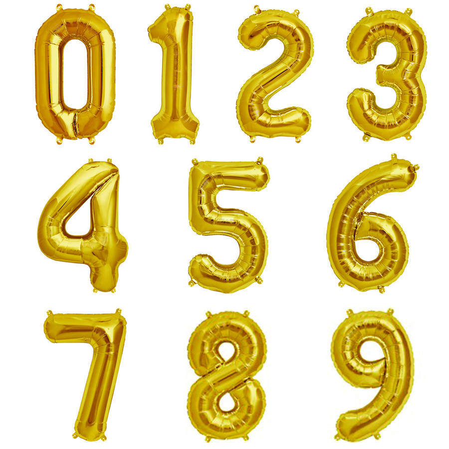 Gold Foil 2 Number