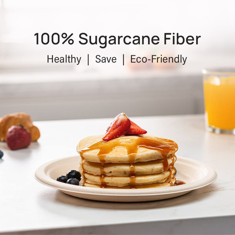 8 inch Sugarcane Plate