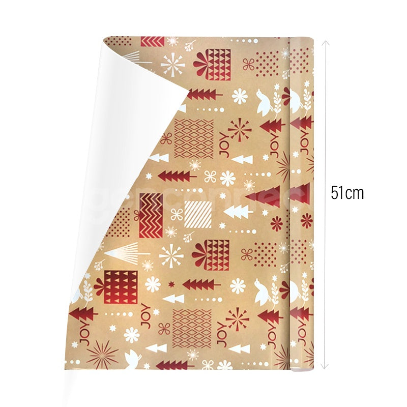 Kraft Christmas Gift Wrapper 3