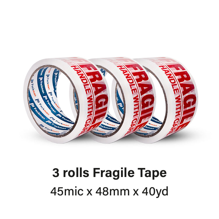 48mm x40yd Fragile Tape