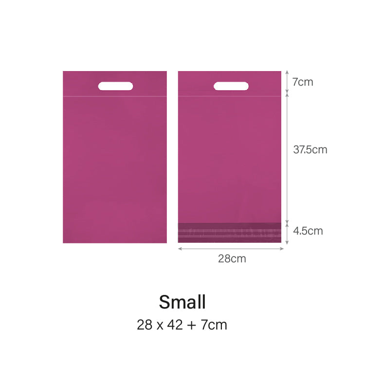 Purple Polymailer with Handle