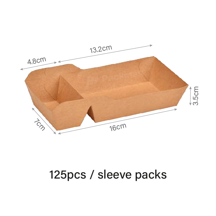 440ml Two Compartment Paper Tray