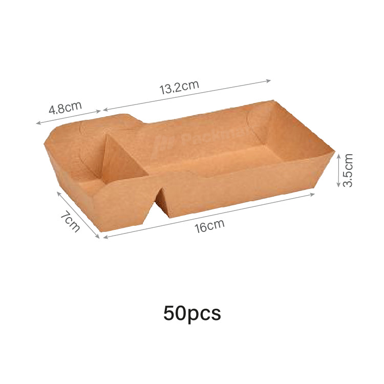 440ml Two Compartment Paper Tray