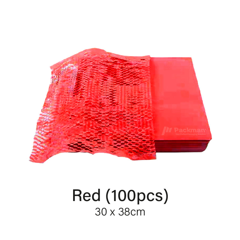 30x38cm Red Honeycomb Paper Wrap