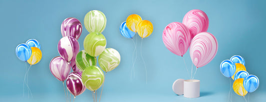 Elegance in the Air: The Timeless Allure of Marble Balloons