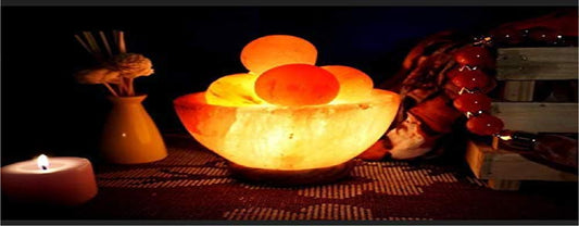 Genconnect: Himalayan Salt Lamp: Unveiling the Mystical Glow of the Treasure Bowl Salt Lamp