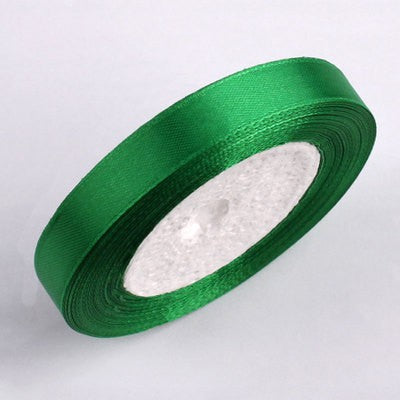 Green Satin Ribbon