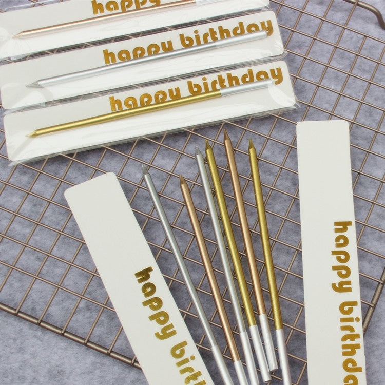 13 Letters Gold / Silver HBD Candles