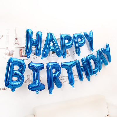 16-Inch Happy Birthday Letter Balloons