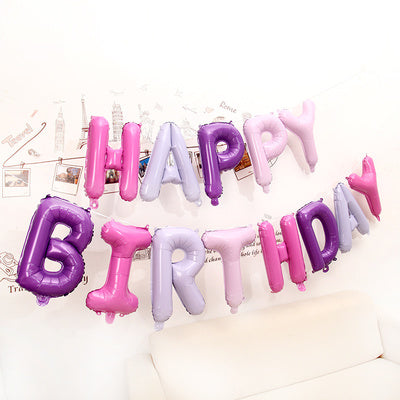 16-Inch Happy Birthday Letter Balloons