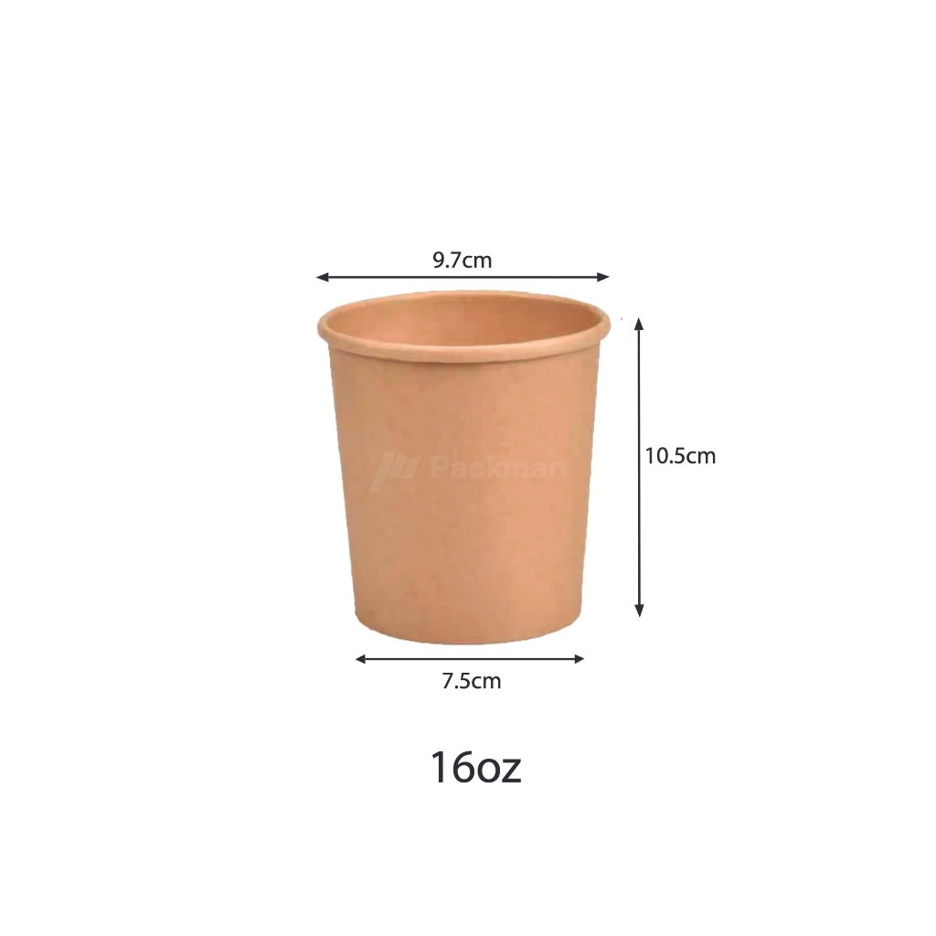 16oz Kraft Soup Tub