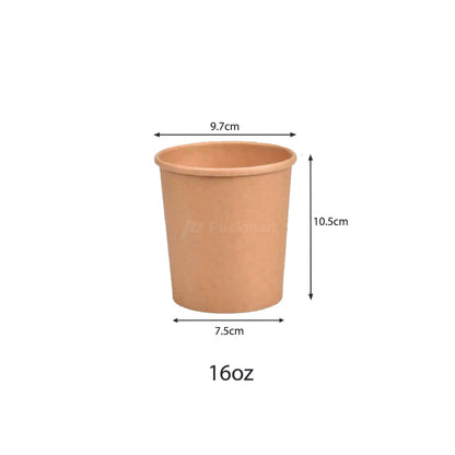 16oz Kraft Soup Tub