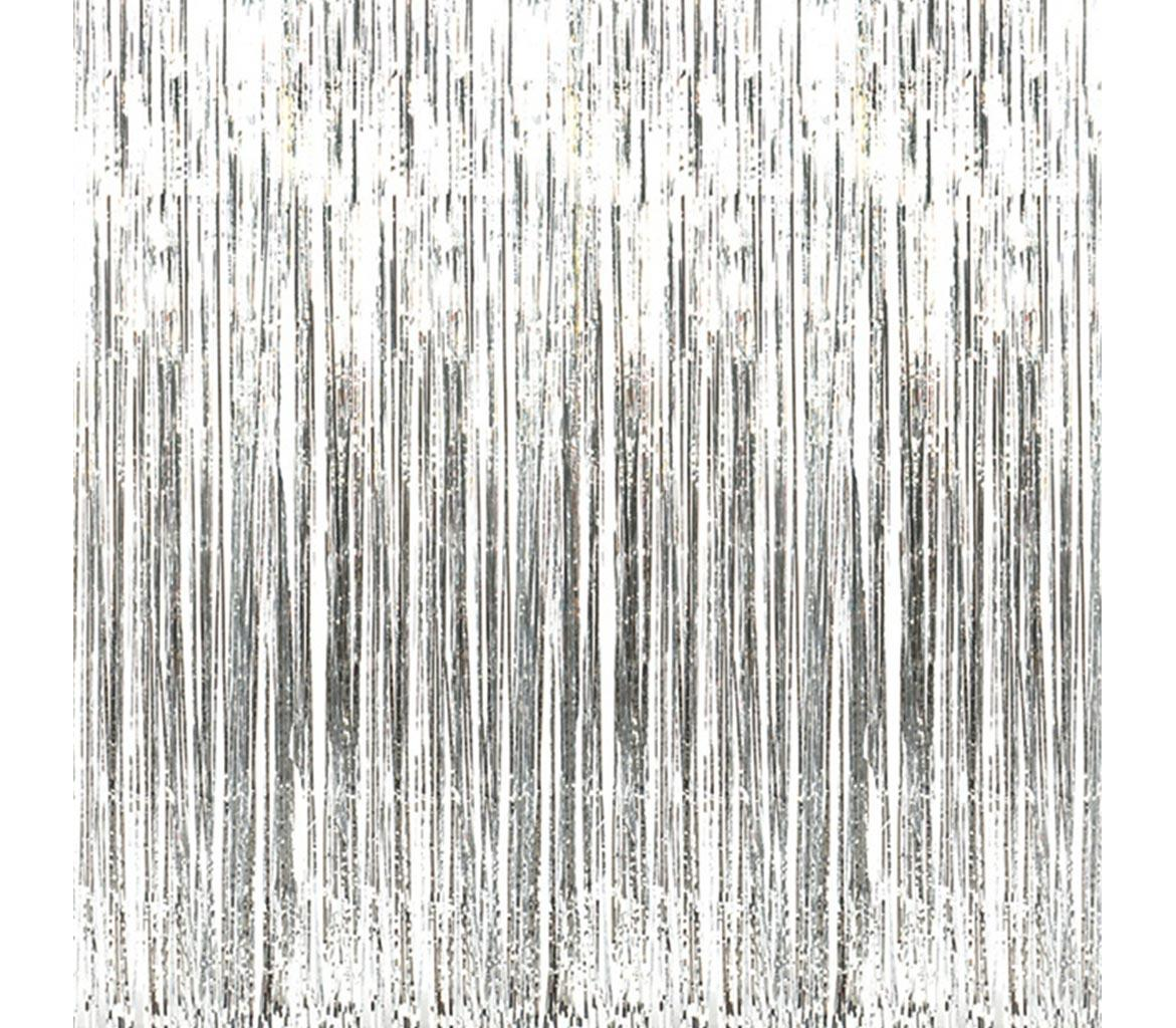 Silver Tinsel Curtain