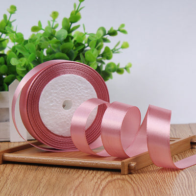 Rose Pink Satin Ribbon