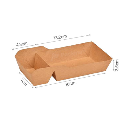 440ml 2-Compartment Paper Tray